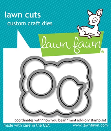 Lawn Fawn How you Bean? Mnt add-on Lawn Cut