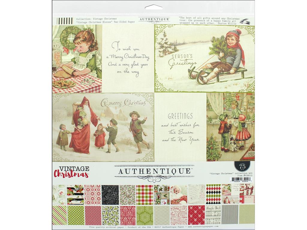 Authentique Vintage Christmas Collection Kit