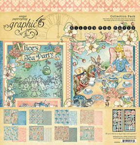 Graphic 45 Alice's Tea Party Collection Kit