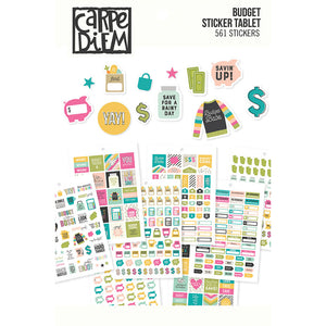 Carpe Diem - Budget Collection - A5 Sticker Tablet