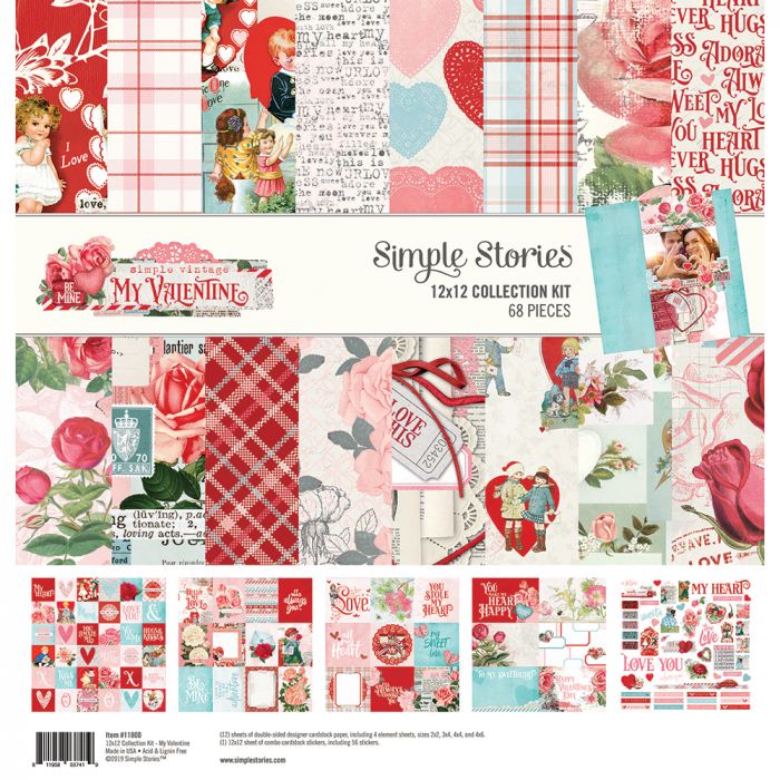 Simple Stories Simple Vintage My Valentine Essential Collection Kit