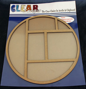 Clear Scraps - 12 x 12 Printer Tray - Circle