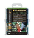 Chameleon Color Tops - 5 Set - NATURE TONES - Alcohol Based Mixing Chambers