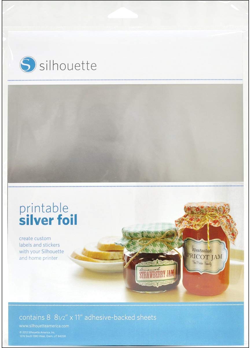 Silhouette Media-SVR-ADH Printable Silver Foil