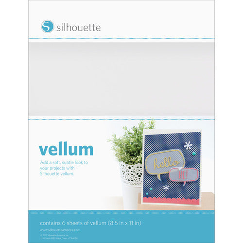 Silhouette Vellum Sheets  8.5 x 11