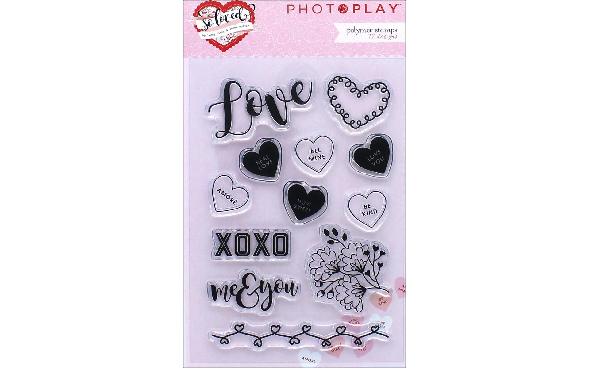 Photo Play So Loved Collection Cling Stamp Set