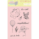 Photo Play About a Little Girl Cling Stamp Set