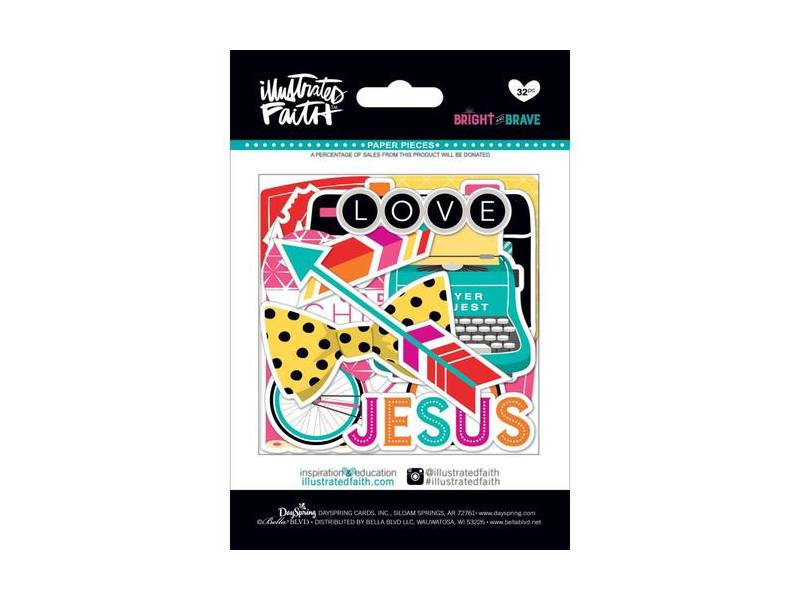 Bella Blvd Illustrated Faith Collection Die Cut Prompts