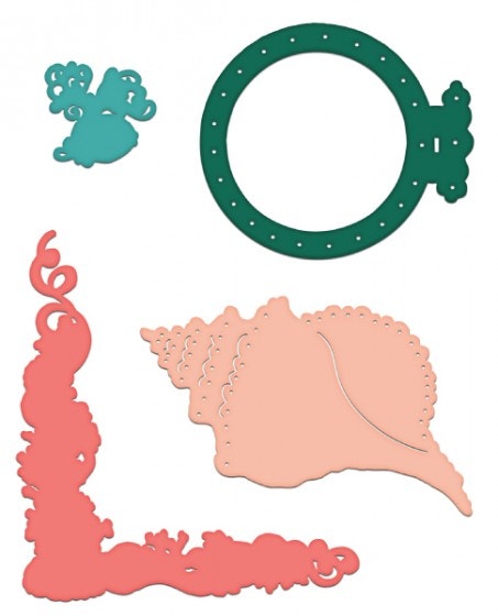 Heartfelt Creations Coral Reef Collage Die Set