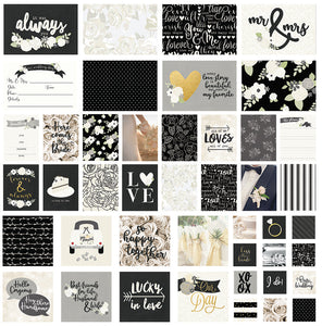 Simple Stories - Always and Forever Collection - SNAP Cards with Foil Accents
