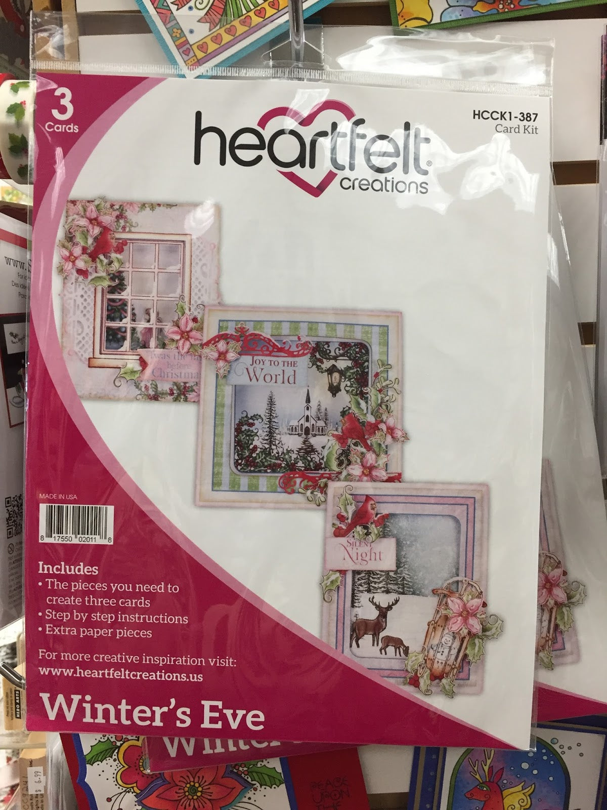 Heartfelt Creations Winters Eve Collection Card Kit