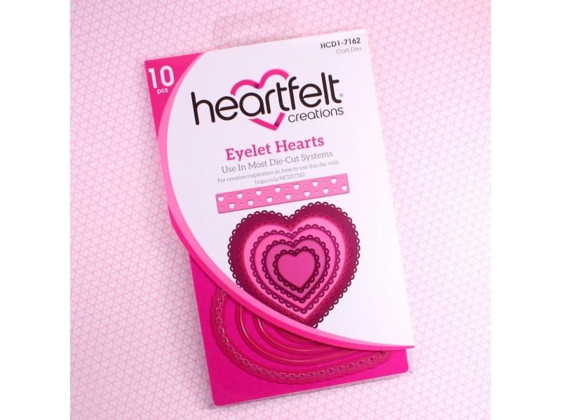 Heartfelt Creations Eyelet Hearts Die