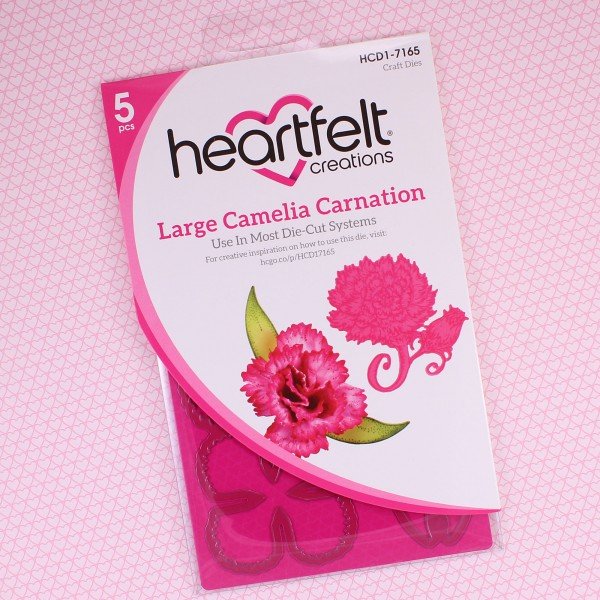 Heartfelt Creations Large Camelia Carnation Die Set