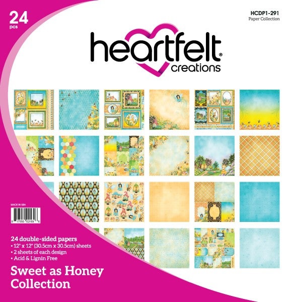 Heartfelt Creations Sweet as Honey Collection 12 x 12 Paper Pad