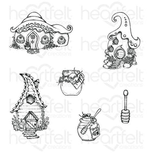 Honey Bee Bungalows Cling Stamp Set