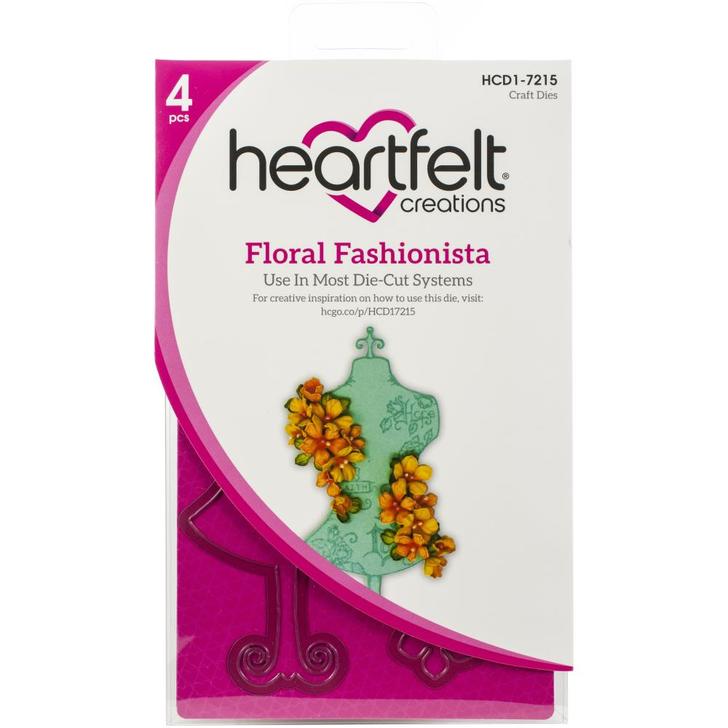 Heartfelt Creations Floral Fashionista Die Set