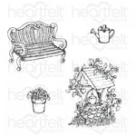 Heartfelt Creations Wishing Well Oasis Cling Stamp