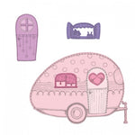 Heartfelt Creations Happy Camper Collection Die Set