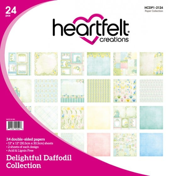 Heartfelt Creations Delightful Daffodil Collection Paper Pad