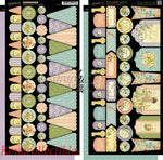 Graphic 45 Secret Garden Banners and Tags