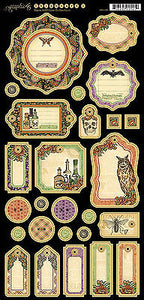 Graphic 45 Rare Oddities Collection Chipboard