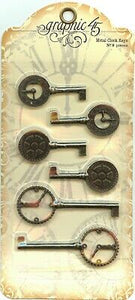 Graphic 45 Ornate Metal Keys