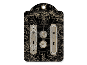 Graphic 45 Shabby Chic Door Plates and Knobs