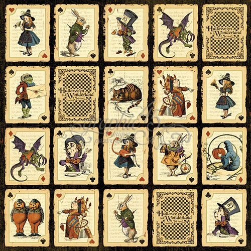 Graphic 45 Hallowe'en in Wonderland 12 x 12 Cardstock