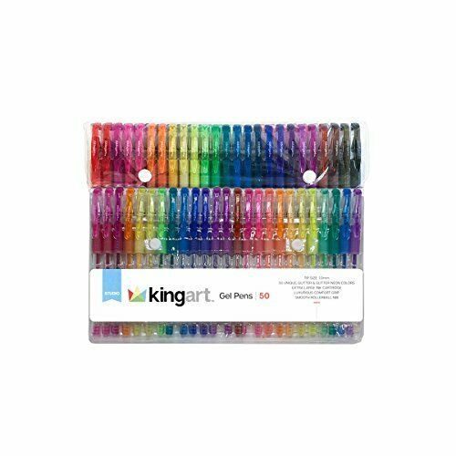 Kingart Studio Gel Pens 50 Pieces