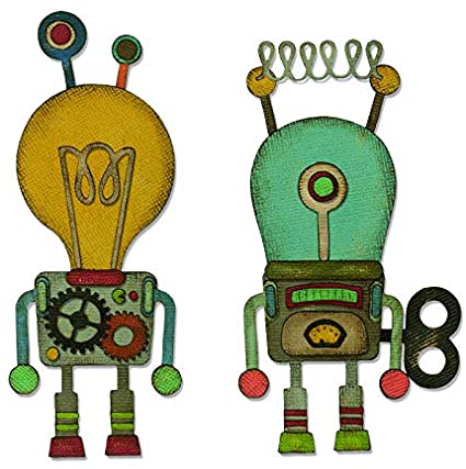 Sizzix Tim Holtz Thinlits Robotic Die Set