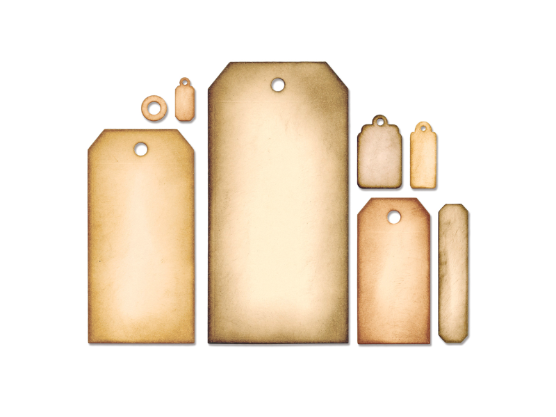 Sizzix Tim Holtz Framelits Tag Die Set