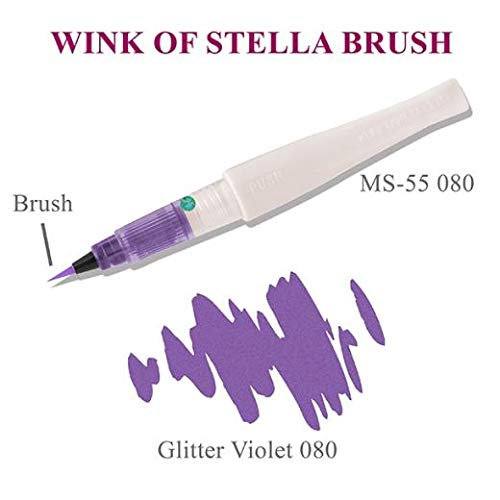 Kuretake - Memory System - Wink Of Stella - Glitter Brush Marker