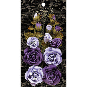 Graphic 45 - Rose Bouquet Collection - French Lilac and Purple Royalty