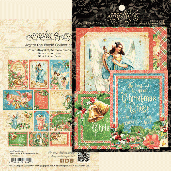 Graphic 45 Joy to the World Collection - Ephemera Package