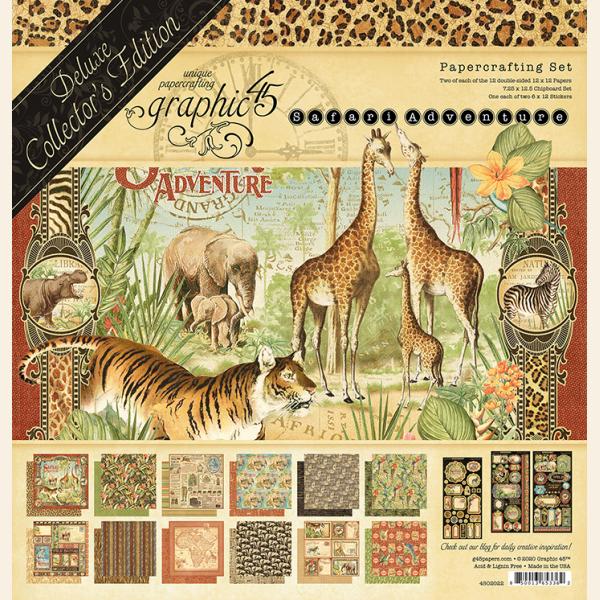 Graphic 45 Safari Adventure Deluxe Collectors Edition