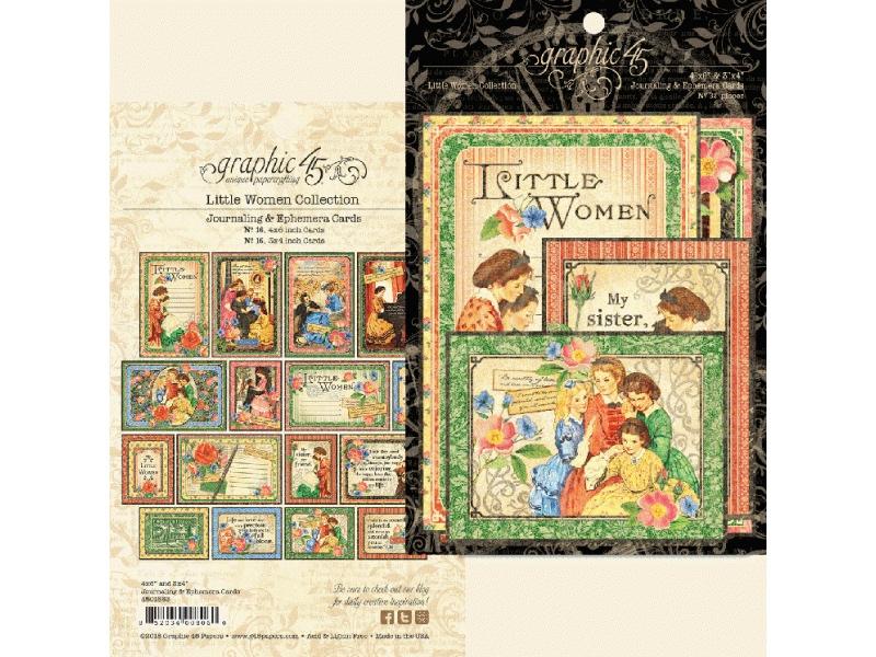 Graphic 45 Little Women Collection Ephemera Package