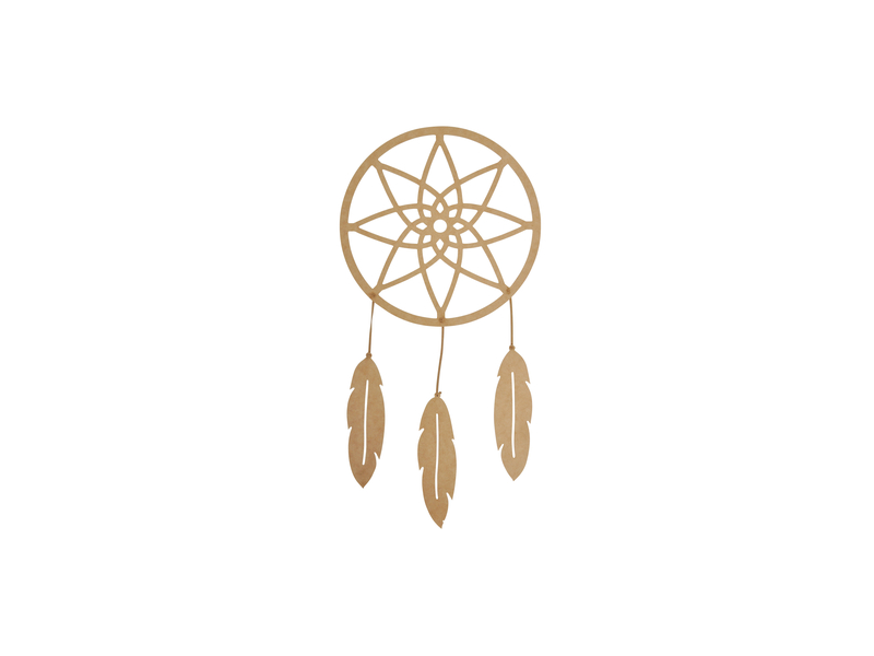 Beyond The Page MDF Dream Catcher Wall Art