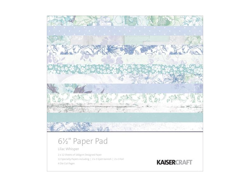 Kaisercraft Lilac Whisper Collection 6 x 6 Paper Pad