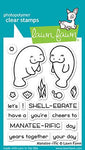 Lawn Fawn "Manatee-rific" Cling Stamp Set