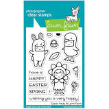 Lawn Fawn "Easter Party" Cling Stamp Set