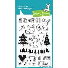 Lawn Fawn Snow Day Cling Stamp Set