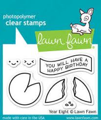Lawn Fawn Year Eight Cling Stamp Set