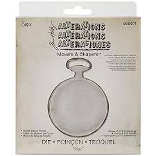 Sizzix Tim Holtz Alterations Mover & Shapers Pocket Watch Frame Die