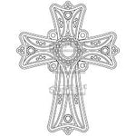 Stamplistic Shining Glory Cross Stamp