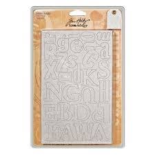 Tim Holtz Idea-ology Grungeboard Letters and Blocks